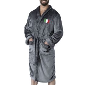 Italy Flag Silk Touch Robe Large/XLarge