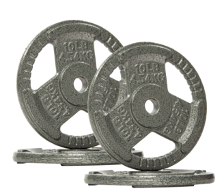 Only Supports Self Pickup  1-inch Standard Cast Iron Weight Plates For Strength Training And Weight Lifting, Multiple Weights (Option: 10LB Set of4)