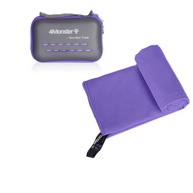 Camping Towels Super Absorbent, Fast Drying Microfiber Travel Towel, Ultra Soft Compact Gym Towel ,Sport Towel (Color: Purple, size: XL 75x150cm)