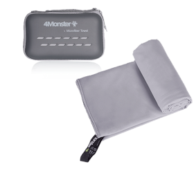 Camping Towels Super Absorbent, Fast Drying Microfiber Travel Towel, Ultra Soft Compact Gym Towel ,Sport Towel (Color: Gray, size: M 50x100cm)